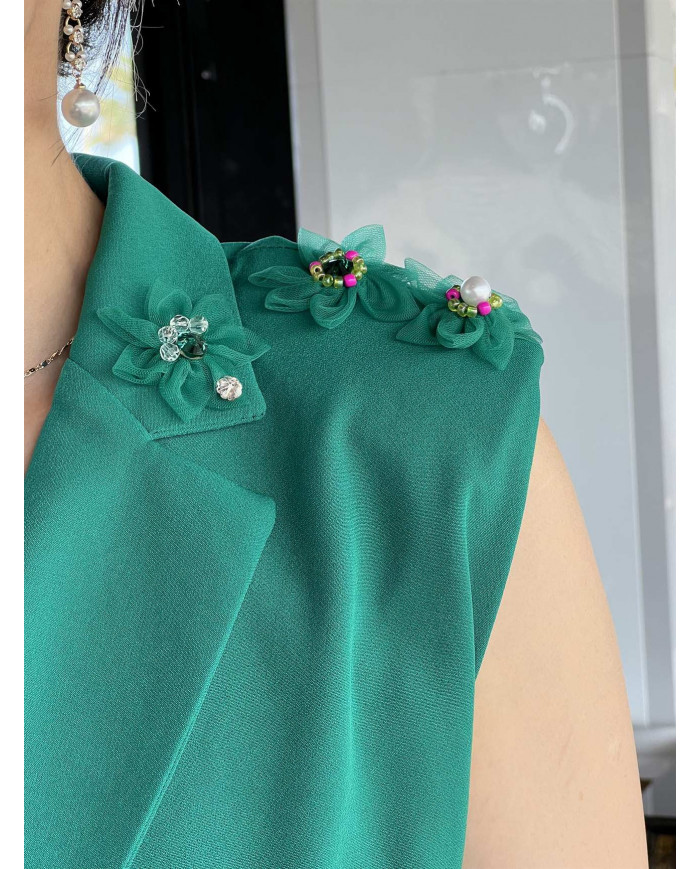 Blazer Emerald Blossom