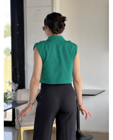 Blazer Emerald Blossom