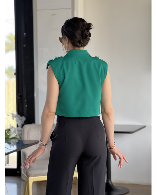 Blazer Emerald Blossom