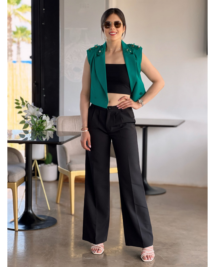 Blazer Emerald Blossom