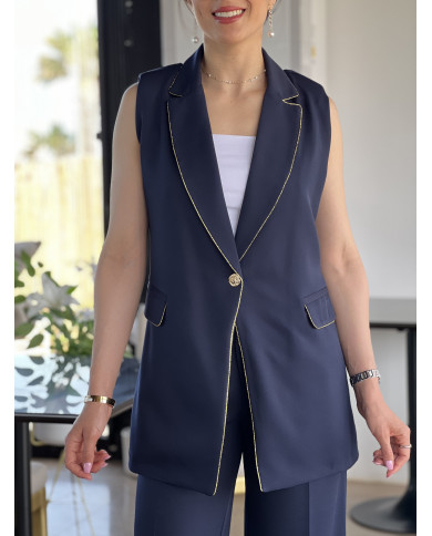 Blazer Navy Goldline