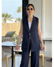 Blazer Navy Goldline